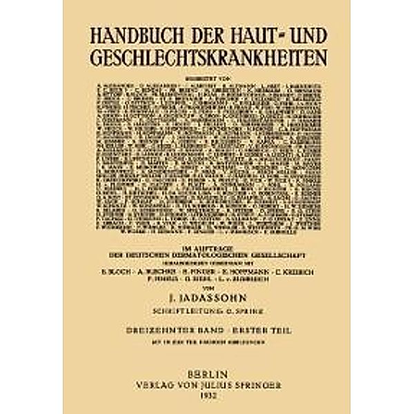 Haare und Haarboden Schweissdrüsen · Talgdrüsen / Handbuch der Haut- und Geschlechtskrankheiten Bd.13/2, Na Galewsky, NA Mayr, NA Stein