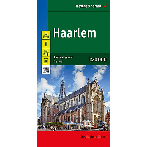 Haarlem, Stadtplan 1:20.000, freytag & berndt