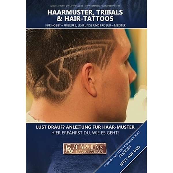 Haarmuster, Tribals & Hair-Tattoos, DVD, Carmen Schult