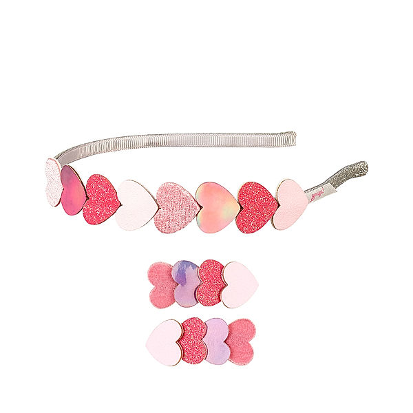 Souza for kids Haarset SAMANTHA 3-teilig in pink