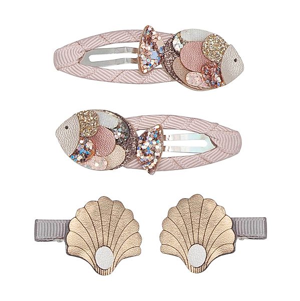 Mimi & Lula Haarspange FISH & SHELL 4er-Set