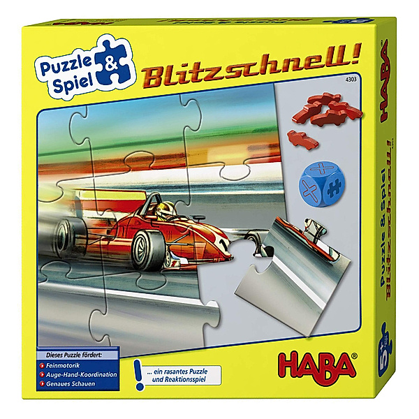 HABA 4303 Puzzle & Spiel Bitzschnell!