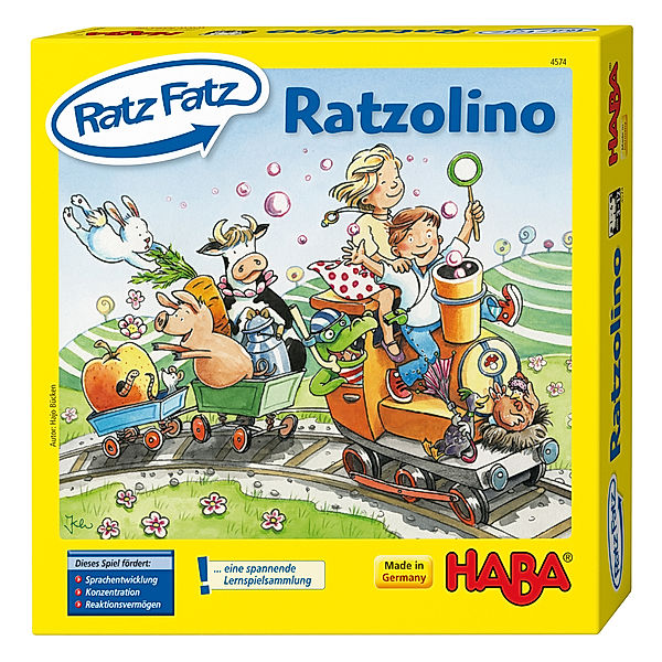 HABA 4574 Ratz-Fatz Ratzolino, Lernspiel