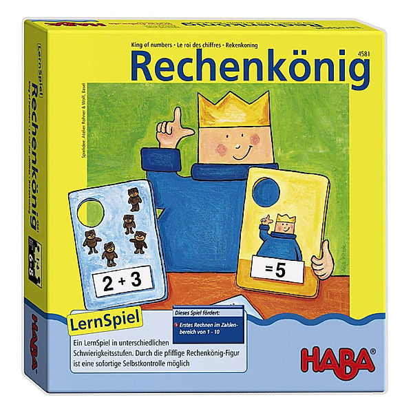 HABA 4581 Rechenkönig, Lernspiel