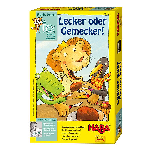 Haba 4646 Lecker oder Gemecker, Lernspiel