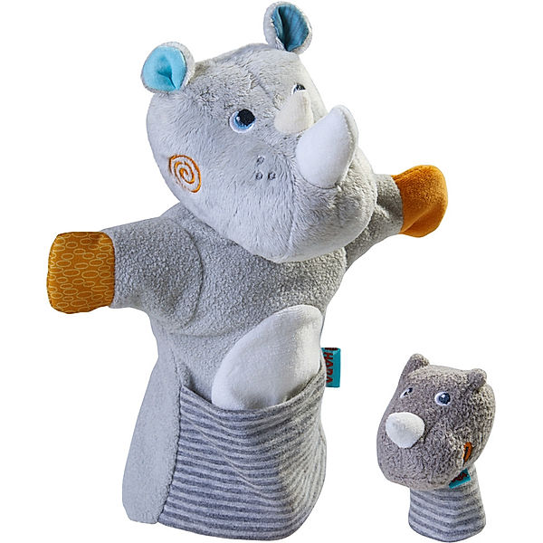 HABA HABA Handpuppe Nashorn mit Baby