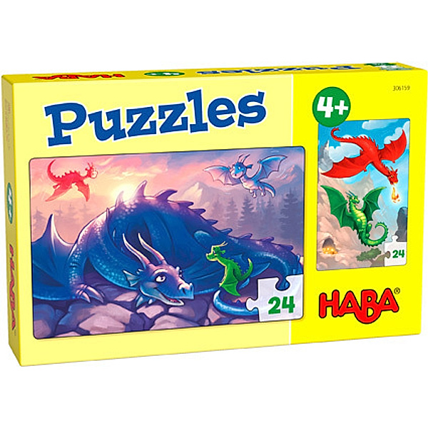 HABA HABA - Puzzles Drachen (Kinderpuzzle)
