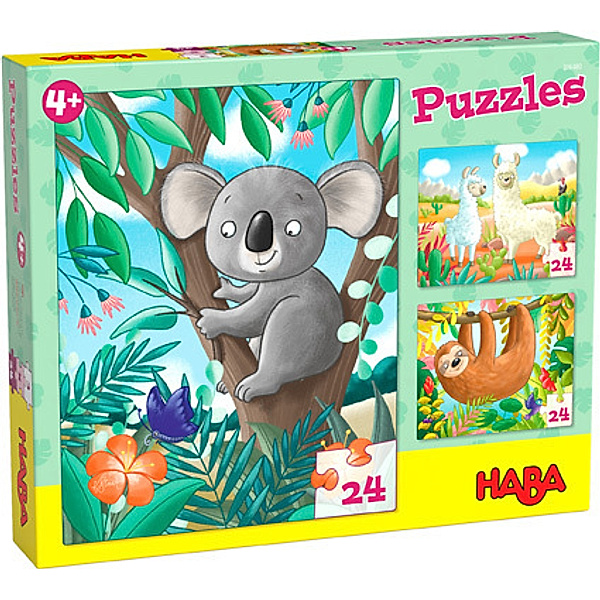 HABA HABA - Puzzles Koala, Faultier & Co. (Kinderpuzzle), Imke Storch