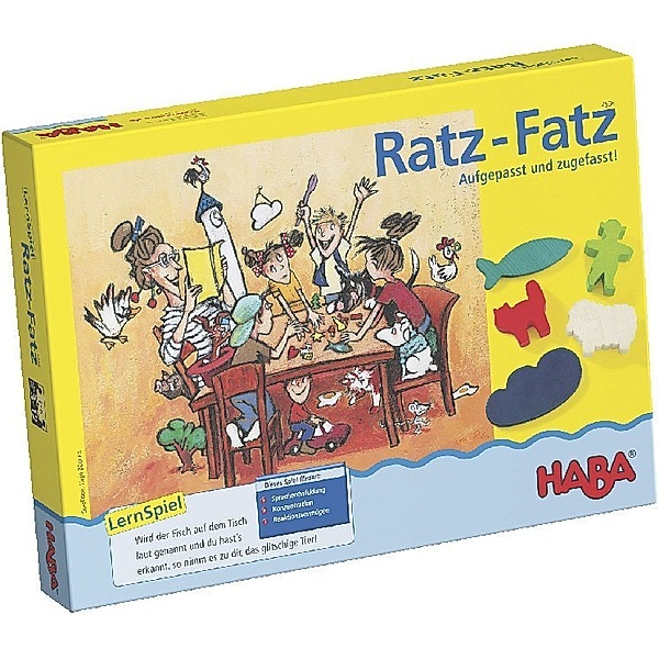 HABA HABA - Ratz-Fatz Aufgepasst und zugefasst, Kinderspiel