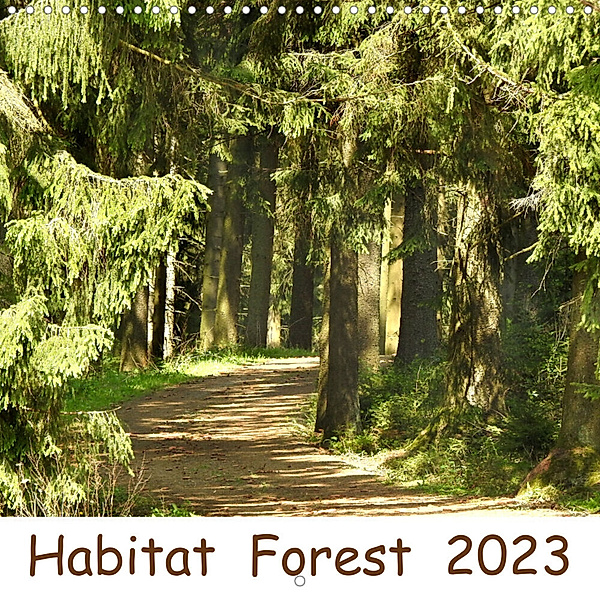 Habitat Forest (Wall Calendar 2023 300 × 300 mm Square), Bettina Vier