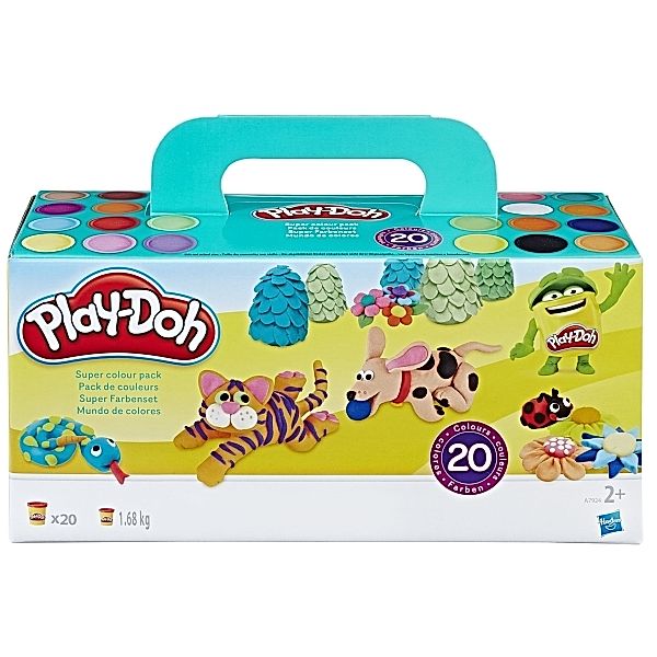 HASBRO Habsro A7924EU8 Play-Doh Super Farbenset (20er Pack)