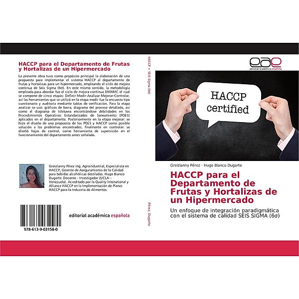 HACCP para el Departamento de Frutas y Hortalizas de un Hipermercado, Greizlanny Pérez, Hugo Bianco Dugarte