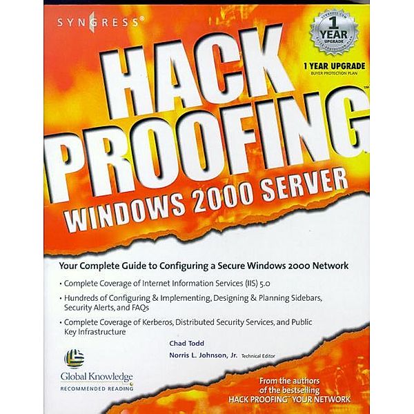 Hack Proofing Windows 2000 Server, Syngress