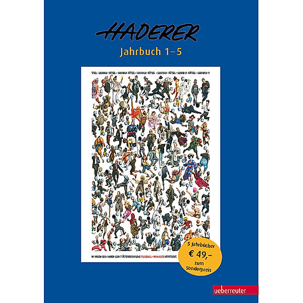 Haderer Jahrbuch, 5 Bde., Gerhard Haderer