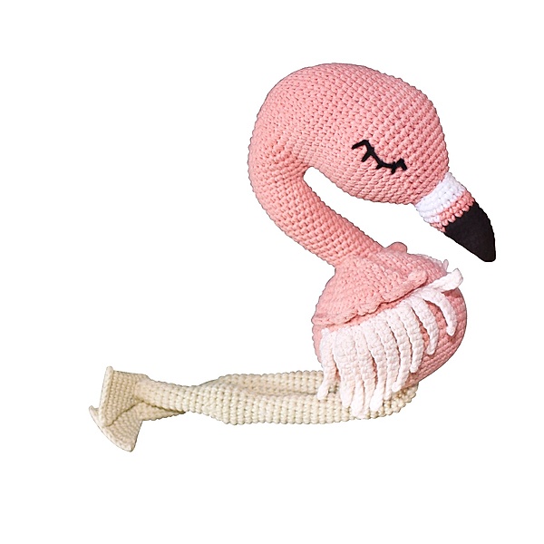 Häkelset Flamingo