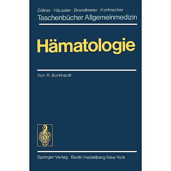 Hämatologie / Taschenbücher Allgemeinmedizin, R. Burkhardt