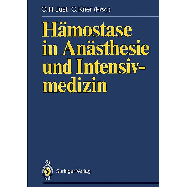 Hämostase in Anästhesie und Intensivmedizin