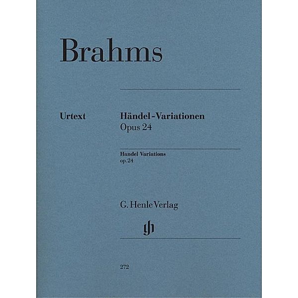 Händel-Variationen op.24, Klavier, Johannes Brahms - Händel-Variationen op. 24