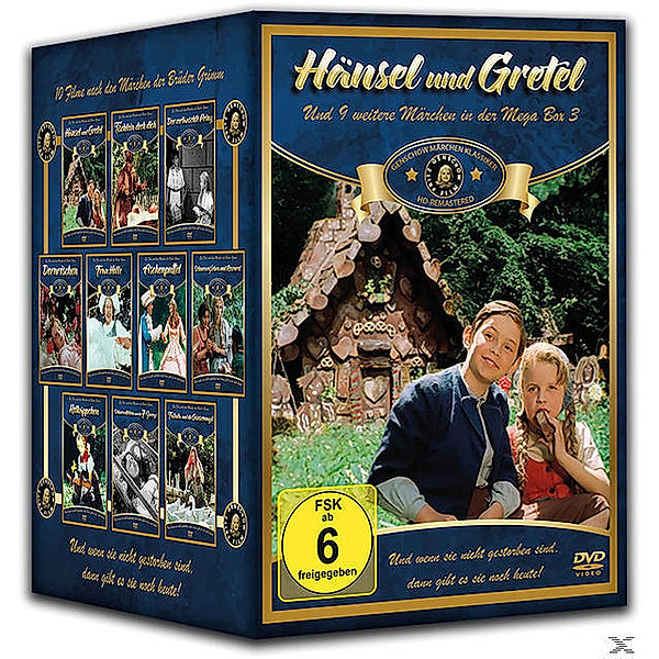 Hänsel und Gretel - Und 9 weitere Märchen in der Mega Box 3 DVD-Box