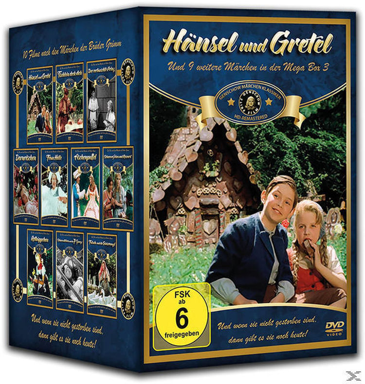 Hänsel und Gretel - Und 9 weitere Märchen in der Mega Box 3 DVD-Box Film |  Weltbild.de