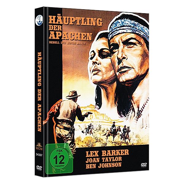 Häuptling der Apachen Limited Mediabook Edition Uncut, Lex Barker, Ben Johnson, Joan Taylor