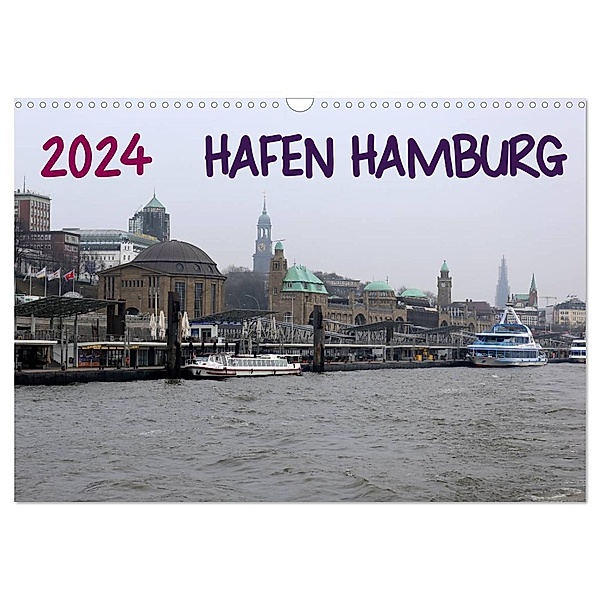 Hafen Hamburg 2024 (Wandkalender 2024 DIN A3 quer), CALVENDO Monatskalender, Markus Dorn