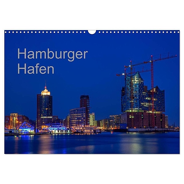 Hafen Hamburg (Wandkalender 2024 DIN A3 quer), CALVENDO Monatskalender, Helmut Gulbins