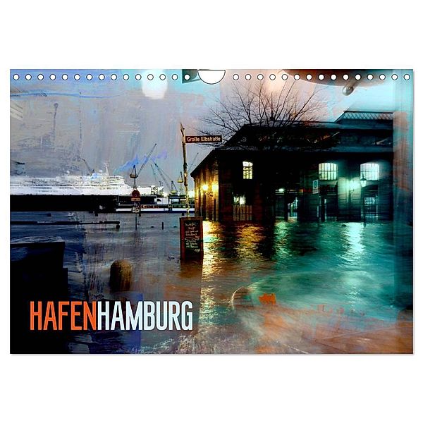 Hafen Hamburg (Wandkalender 2024 DIN A4 quer), CALVENDO Monatskalender, URSfoto