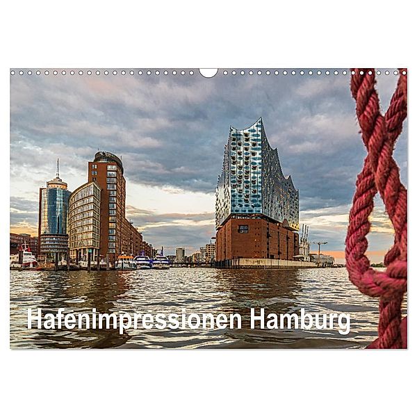 Hafenimpressionen Hamburg 2025 (Wandkalender 2025 DIN A3 quer), CALVENDO Monatskalender, Calvendo, Lutz Jäck