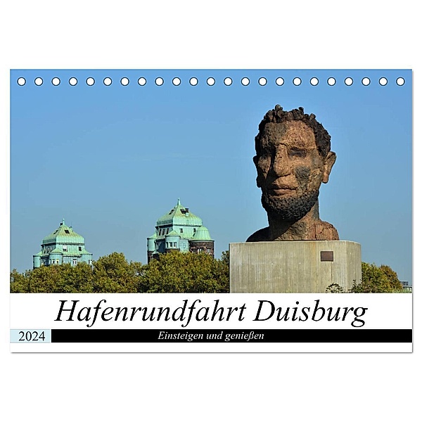 Hafenrundfahrt Duisburg (Tischkalender 2024 DIN A5 quer), CALVENDO Monatskalender, Renate Grobelny