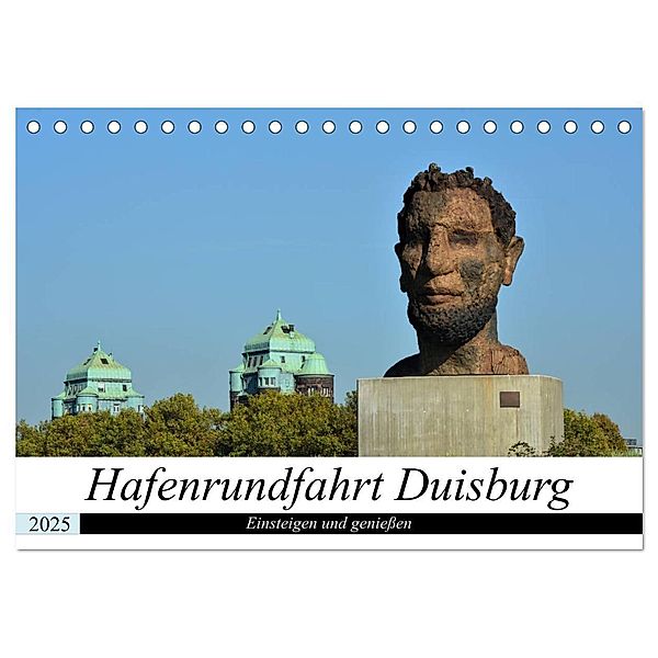 Hafenrundfahrt Duisburg (Tischkalender 2025 DIN A5 quer), CALVENDO Monatskalender, Calvendo, Renate Grobelny