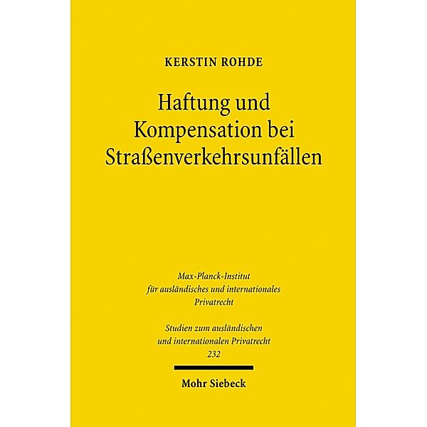 Haftung und Kompensation bei Straßenverkehrsunfällen, Kerstin Rohde