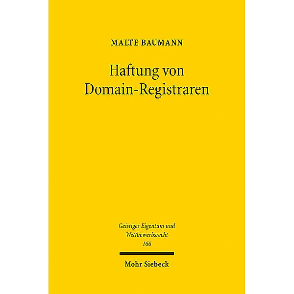 Haftung von Domain-Registraren, Malte Baumann