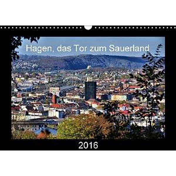 Hagen, das Tor zum Sauerland (Wandkalender 2016 DIN A3 quer), Uwe Reschke