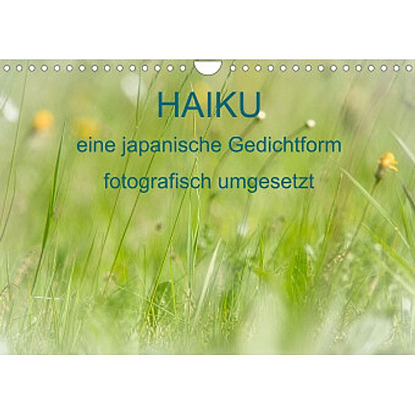 HAIKU, eine fotografische Interpretation (Wandkalender 2022 DIN A4 quer), MSchelken