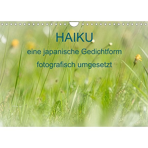 HAIKU, eine fotografische Interpretation (Wandkalender 2023 DIN A4 quer), MSchelken