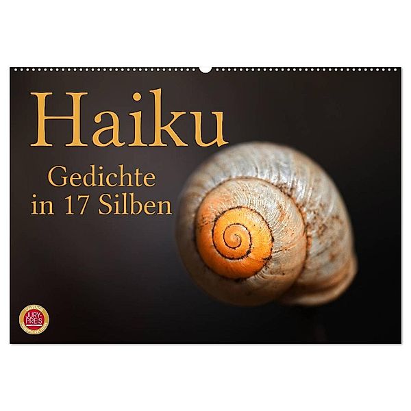 Haiku - Gedichte in 17 Silben (Wandkalender 2024 DIN A2 quer), CALVENDO Monatskalender, Martina Cross