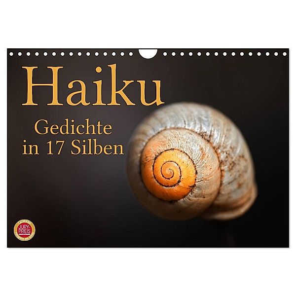 Haiku - Gedichte in 17 Silben (Wandkalender 2025 DIN A4 quer), CALVENDO Monatskalender, Calvendo, Martina Cross