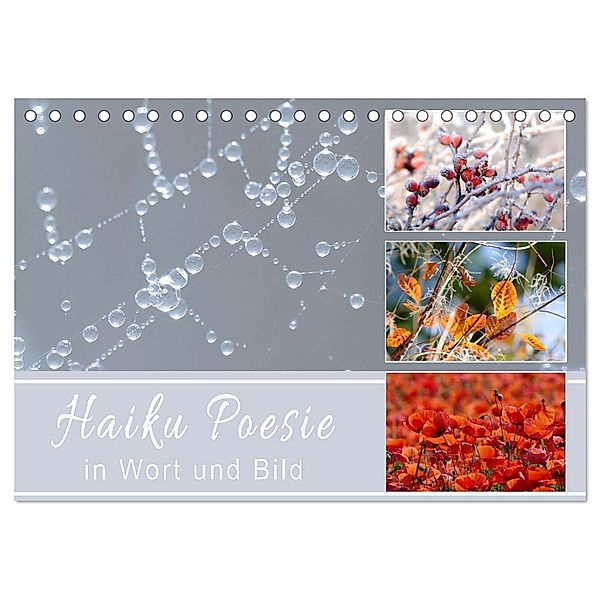 Haiku Poesie in Wort und Bild (Tischkalender 2025 DIN A5 quer), CALVENDO Monatskalender, Calvendo, Christine B-B Müller