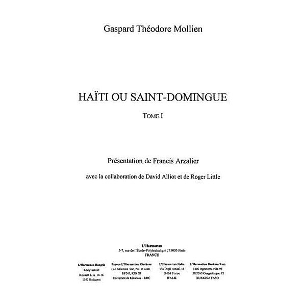 Haiti ou Saint-Domingue / Hors-collection, Arzalier Francis