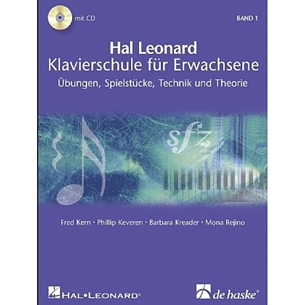 Hal Leonard Klavierschule für Erwachsene, m. 2 Audio-CDs.Bd.1
