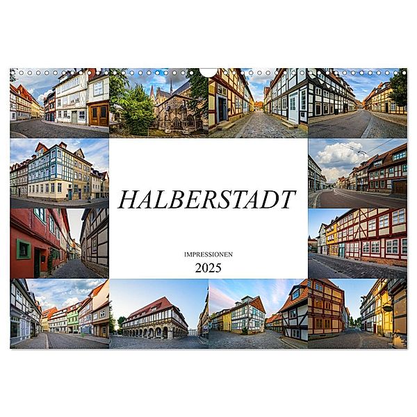Halberstadt Impressionen (Wandkalender 2025 DIN A3 quer), CALVENDO Monatskalender, Calvendo, Dirk Meutzner