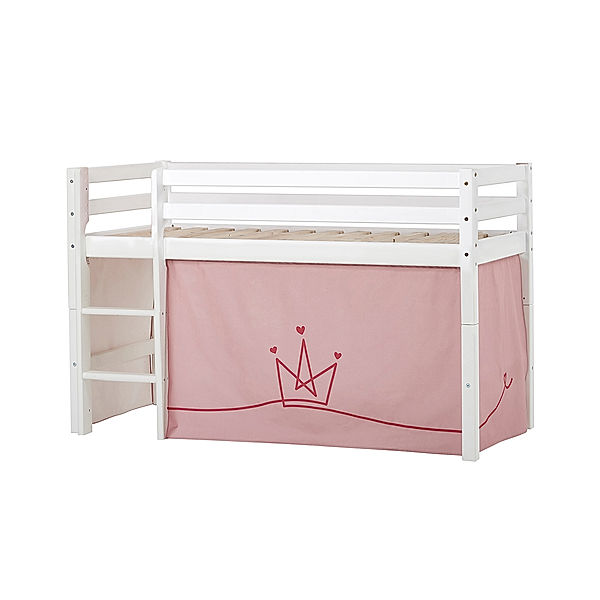 hoppekids Halbhochbett BUNDLE ECO DREAM I 70 x 160 cm (Farbe: Princess)