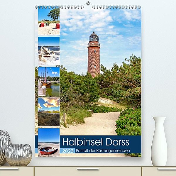 Halbinsel Darss, Portrait der Küstengemeinden (Premium, hochwertiger DIN A2 Wandkalender 2023, Kunstdruck in Hochglanz), Andrea Dreegmeyer