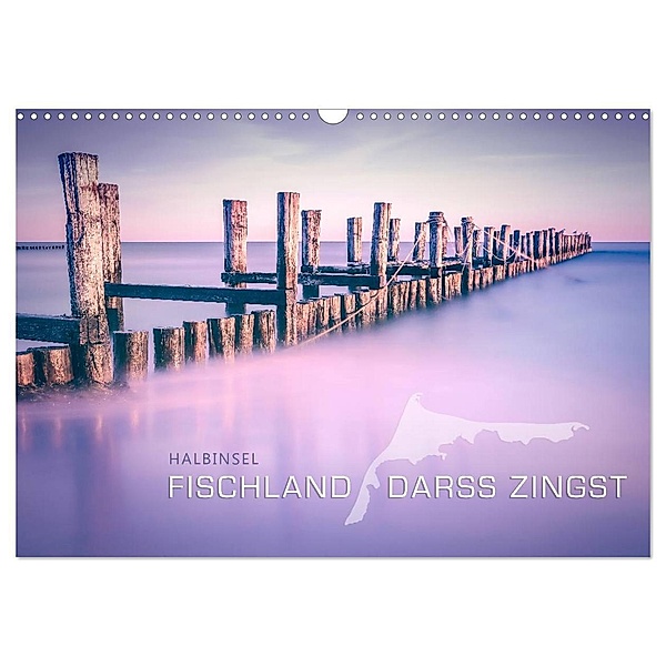 Halbinsel Fischland Darß Zingst (Wandkalender 2024 DIN A3 quer), CALVENDO Monatskalender, Dirk Wiemer