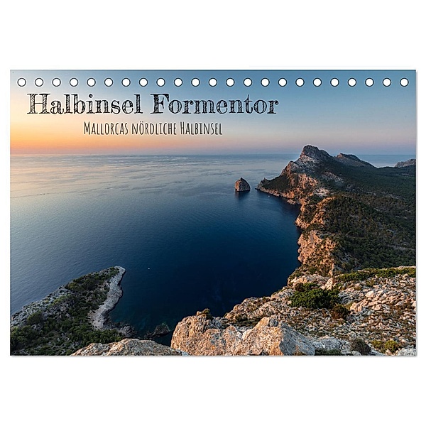 Halbinsel Formentor - Mallorcas nördliche Halbinsel (Tischkalender 2024 DIN A5 quer), CALVENDO Monatskalender, Tobias de Haan