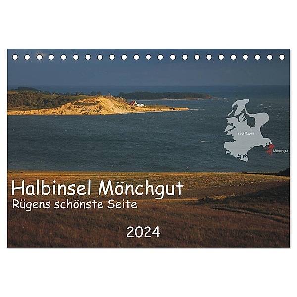 Halbinsel Mönchgut - Rügens schönste Seite (Tischkalender 2024 DIN A5 quer), CALVENDO Monatskalender, Marek Witte