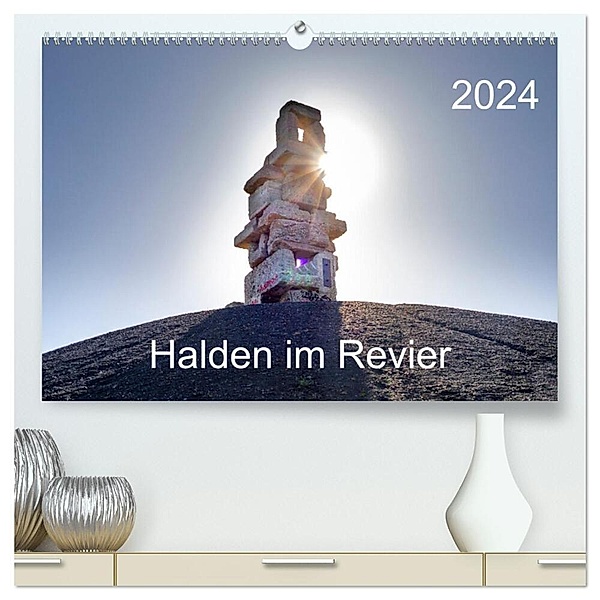 Halden im Revier (hochwertiger Premium Wandkalender 2024 DIN A2 quer), Kunstdruck in Hochglanz, Fabian Linden