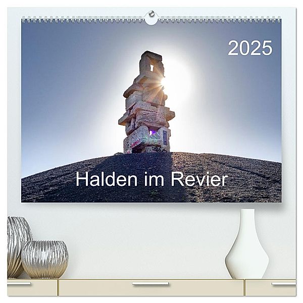 Halden im Revier (hochwertiger Premium Wandkalender 2025 DIN A2 quer), Kunstdruck in Hochglanz, Calvendo, Fabian Linden