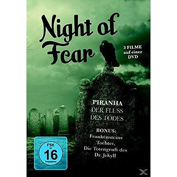 Halloween Box: Piranha - Der Fluss des Todes, Frankensteins Tochter, Die Totengruft des Dr. Jekyll DVD-Box, Piranha